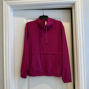 Used Like New: Lululemon Pullover Windbreaker (Magenta Purple) - Size 8
